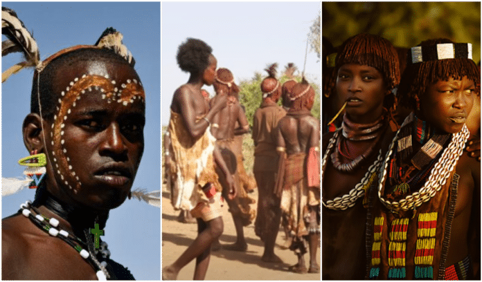Meet the beautiful African tribe where young men jump over raging bulls in order to transition into adulthood | Battabox.com