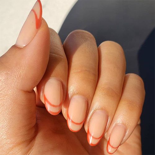 French Outline Nail Art