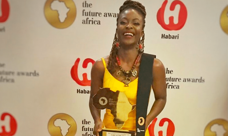 Folu Storms at the future awards Africa