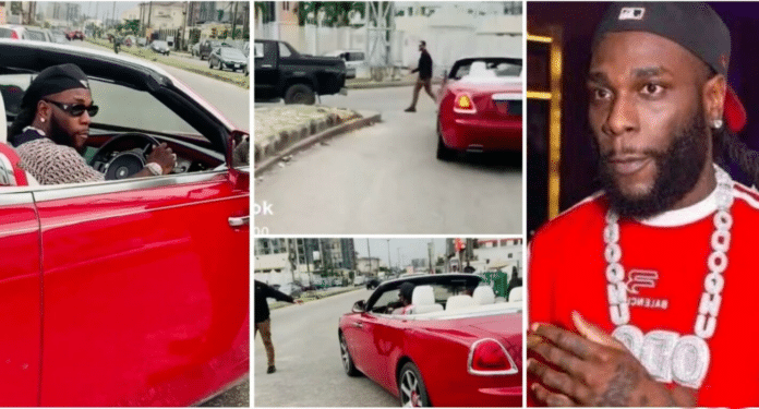 Odogwu wey dey do anyhow!! - Burna Boy knocked for flouting traffic rules in his Rolls-Royce| Battabox.com