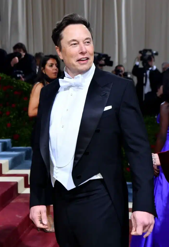 Elon Musk at the 2022 Met Gala at the Metropolitan Museum of Art 