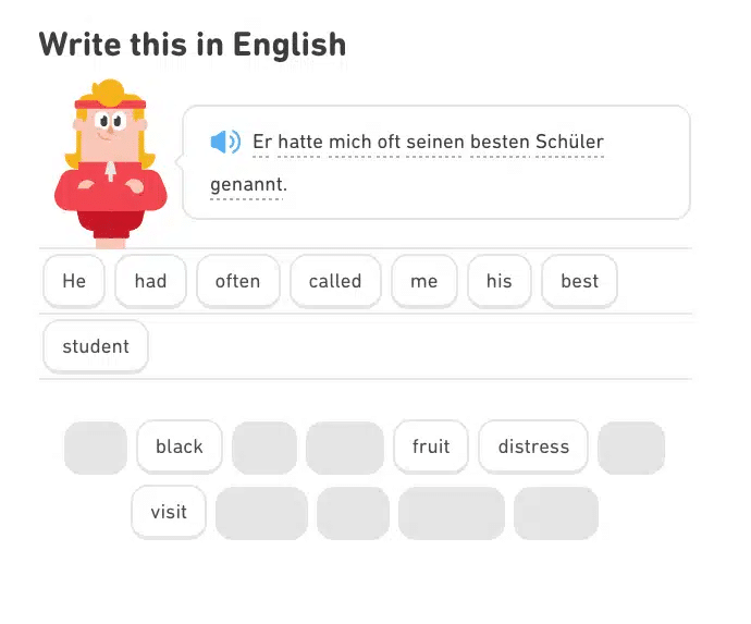 Features in Duolingo