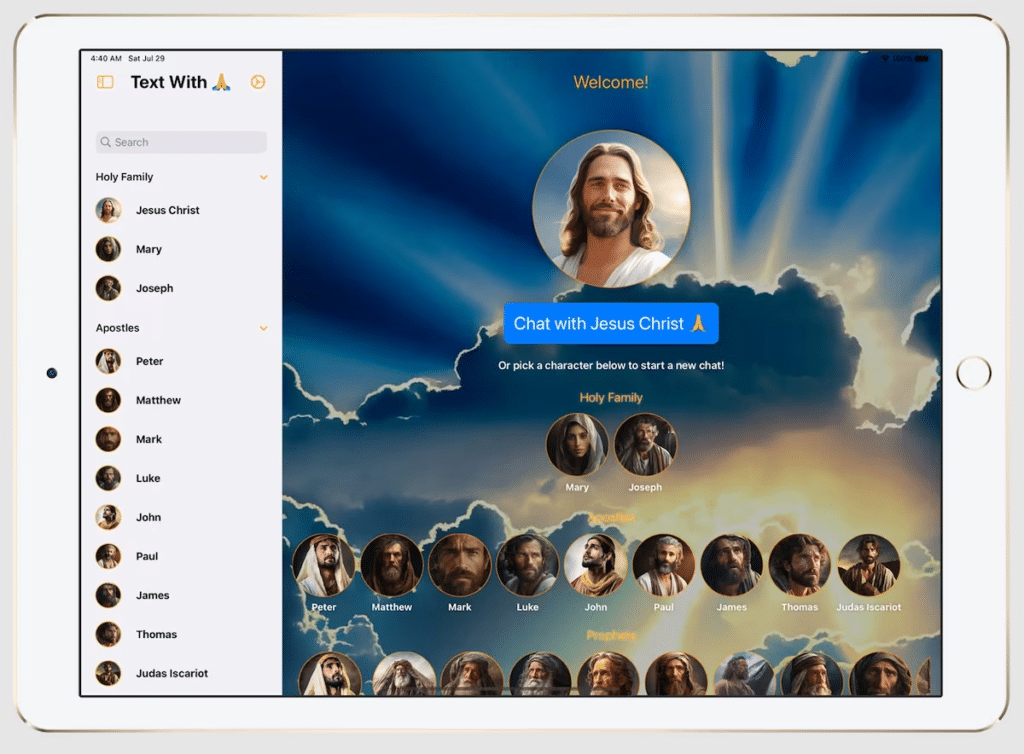 chat with Jesus