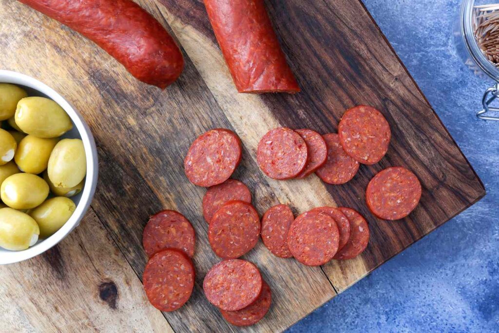 Ingredients for pepperoni