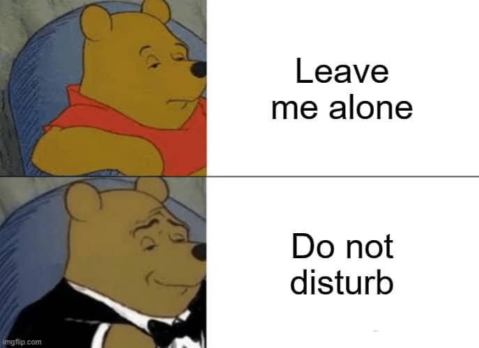 Do Not Disturb Pooh