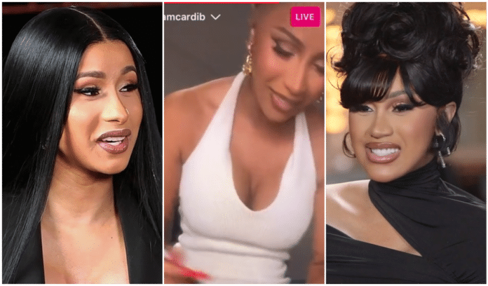 Cardi B nearly exposes her privates in a live video; screams and ends live after costly mistake (VIDEO) | Battabox.com