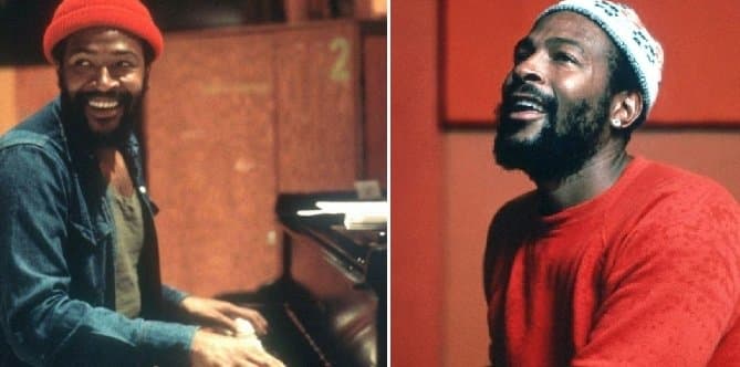 Marvin Gaye with his trademark Headwear