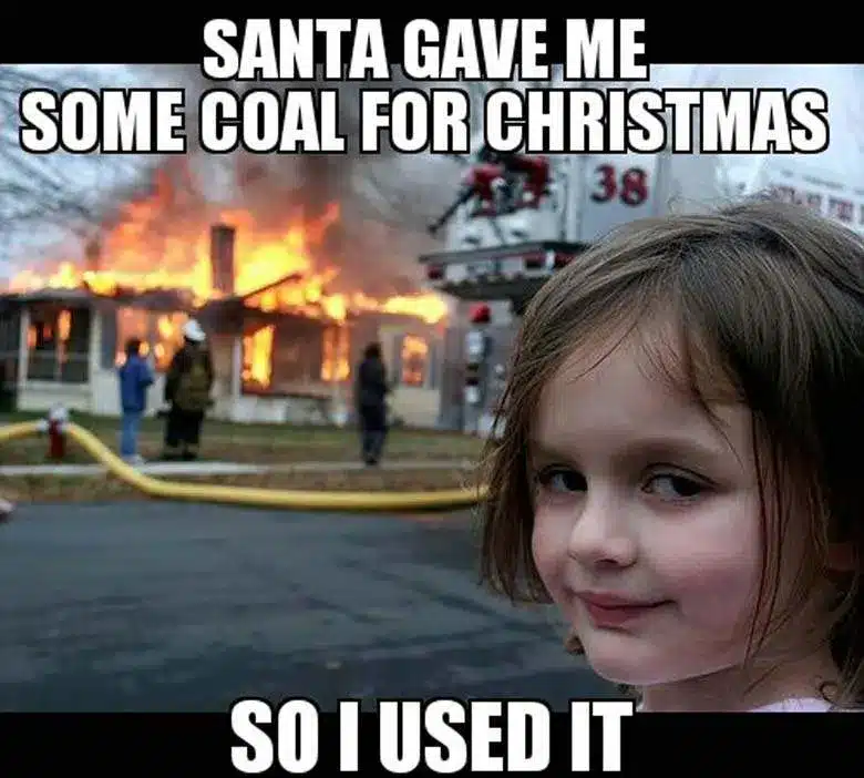its santa's fault