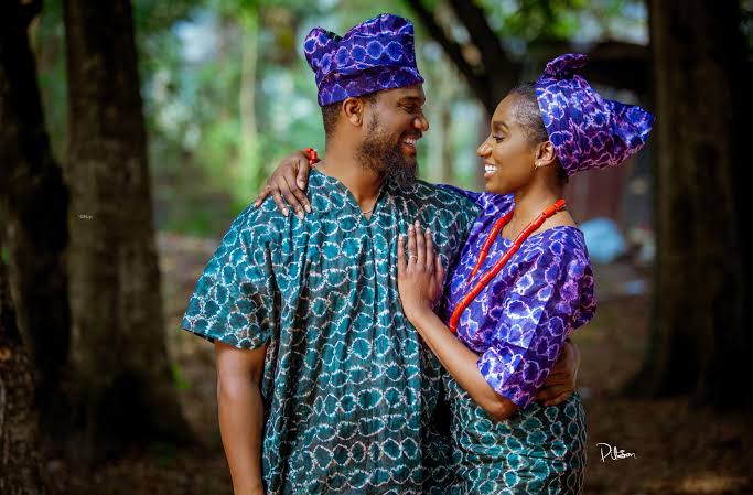 Kunle Remi and Wife radiate joy in wedding snaps, sparking buzz among fans as viral video takes center stage"