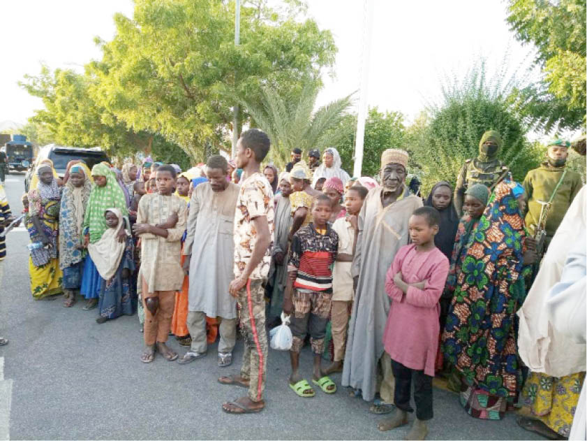 Residents trooping out in Abuja
