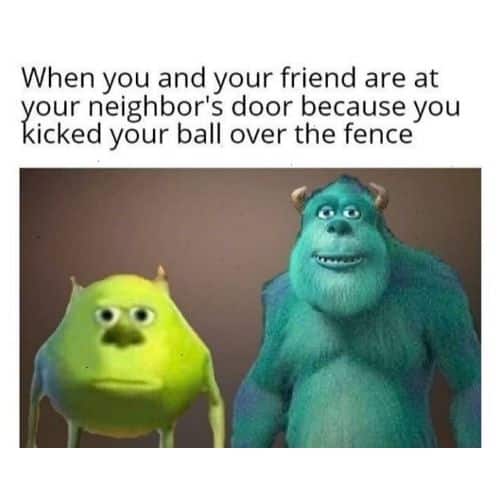 Mike Wazowski and Sulley Memes