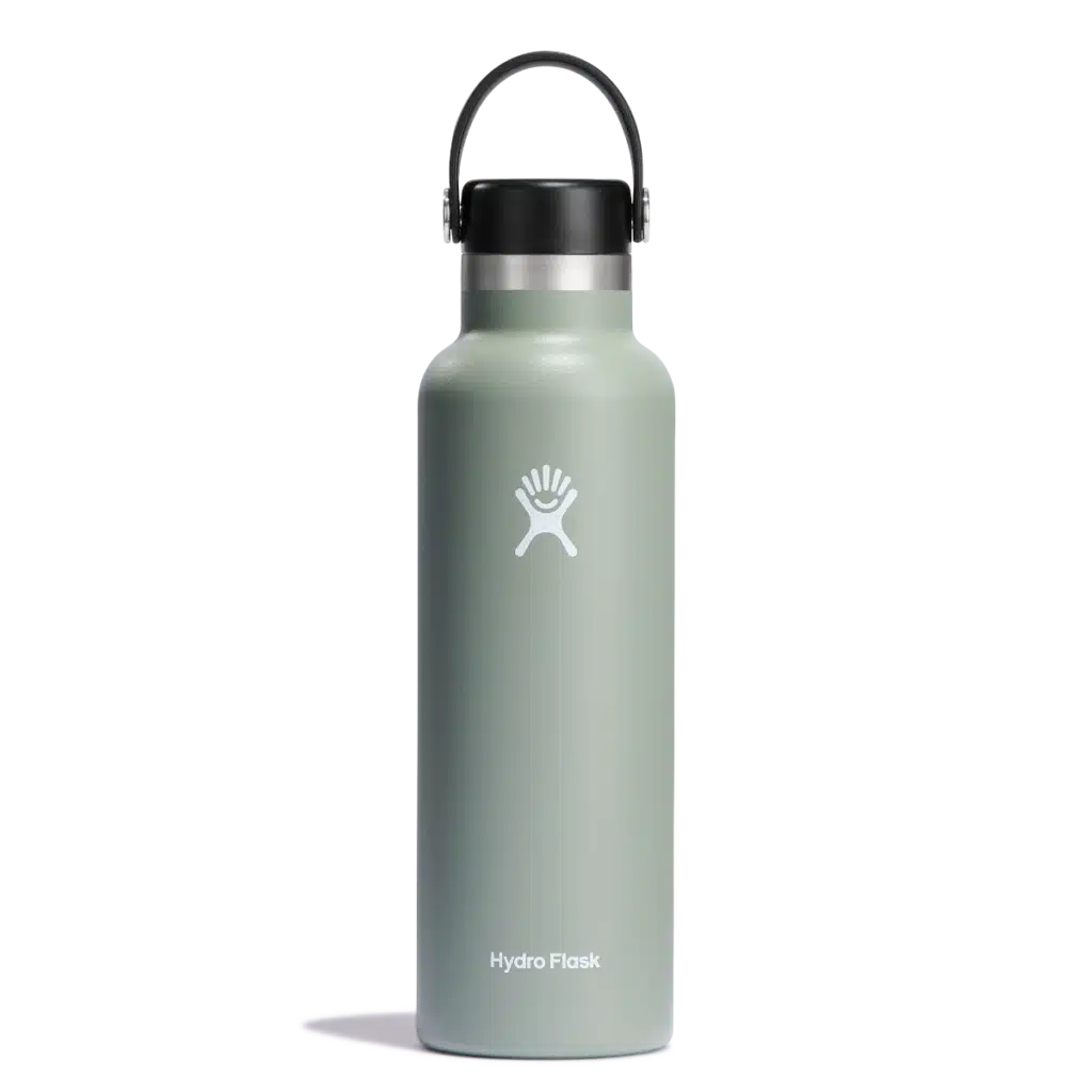 An insulated water bottle